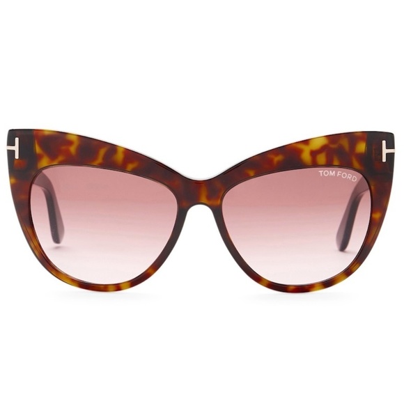 Tom Ford Accessories - Tom Ford 58mm Dark Havana Brown Cat Eye Sunglasses